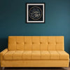 One-touch convertible sofa