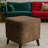 Elegant Wooden Stools Pair