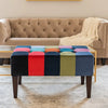 Tufted two seater stool article no2