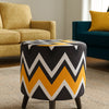 Round Ottoman Stools Pair Article No7
