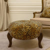 Modern Pumpkin Stools pair