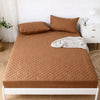 Quilted waterproof mattress protector
