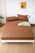 Quilted waterproof mattress protector