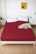 Soft quilted waterproof mattress cover