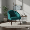 Flower Chairs Pair With Coffee Table