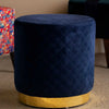 Round Ottoman Stools pair