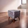 Square ottoman stools pair