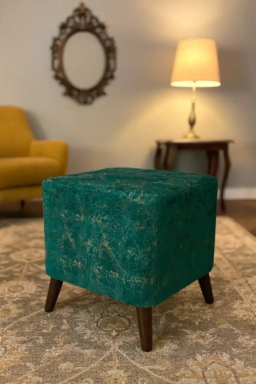 Square stools for bedrooms pair