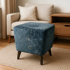 Modern square stools pair