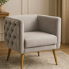 Quilted Lounge chairs Pair
