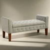 Settee with built-in storage