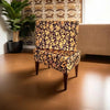 Rectangle footrest stools pair