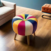 Round dining stools pair