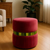 Round bar stools pair