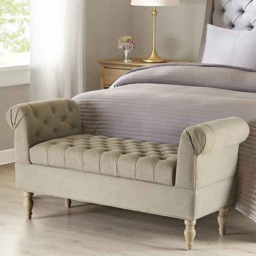 wooden settee