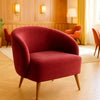 Coffee table chairs pair for apartment
