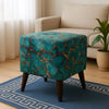 Wood stools pair