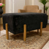 Solid wood stool