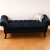 Modern Tufted Wooden Settee