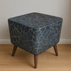 Designer wooden stools pair