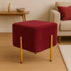 Luxury dining room wooden stools Pair
