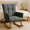 Upholstered Rocking Chair for Bedroom