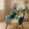 Dining chairs with patchwork Pair Article No1