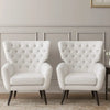 Crown Style Chairs With Coffee Table Pair