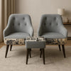 Small chairs for coffee table pair