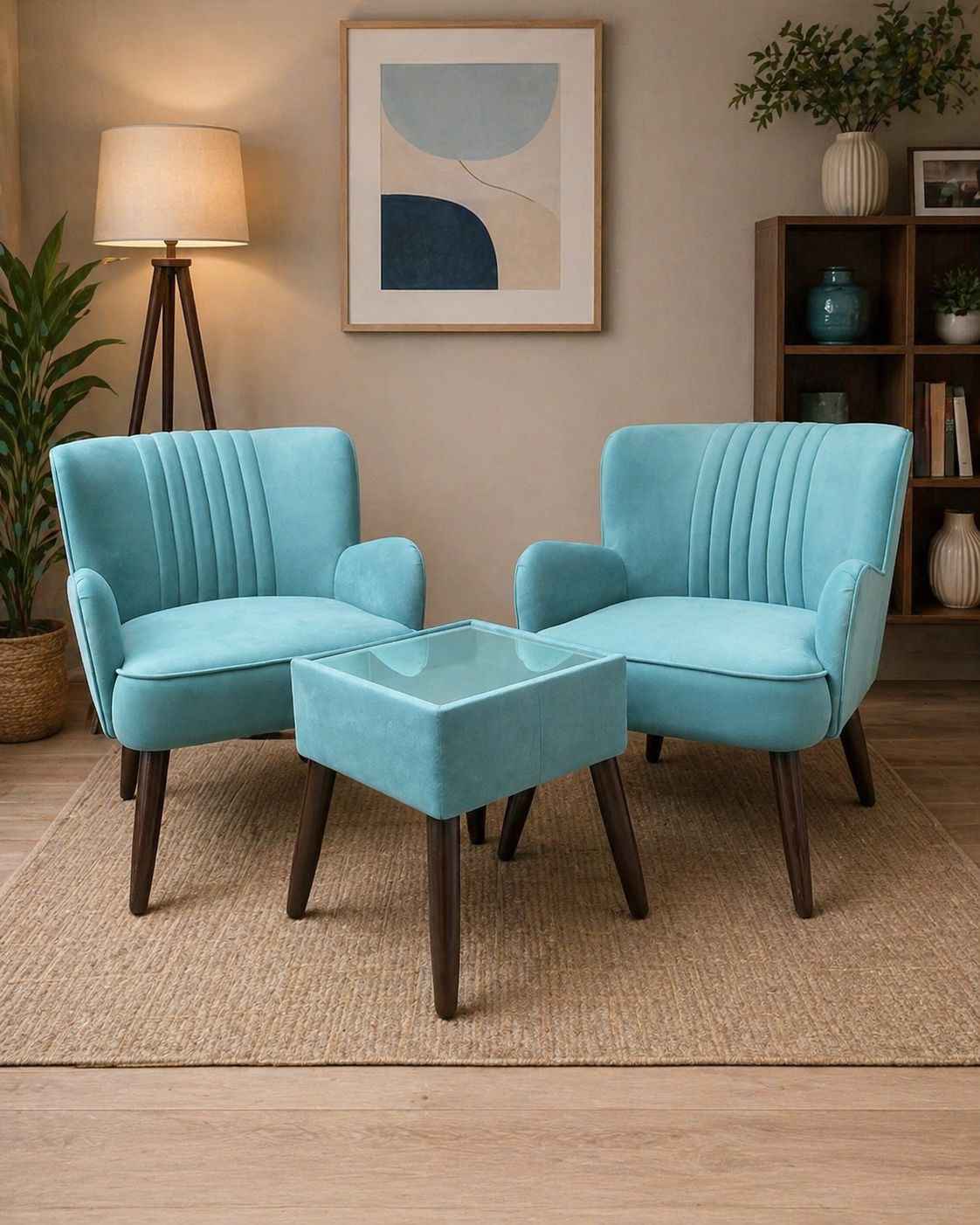 Coffee Table With Chairs Article No10