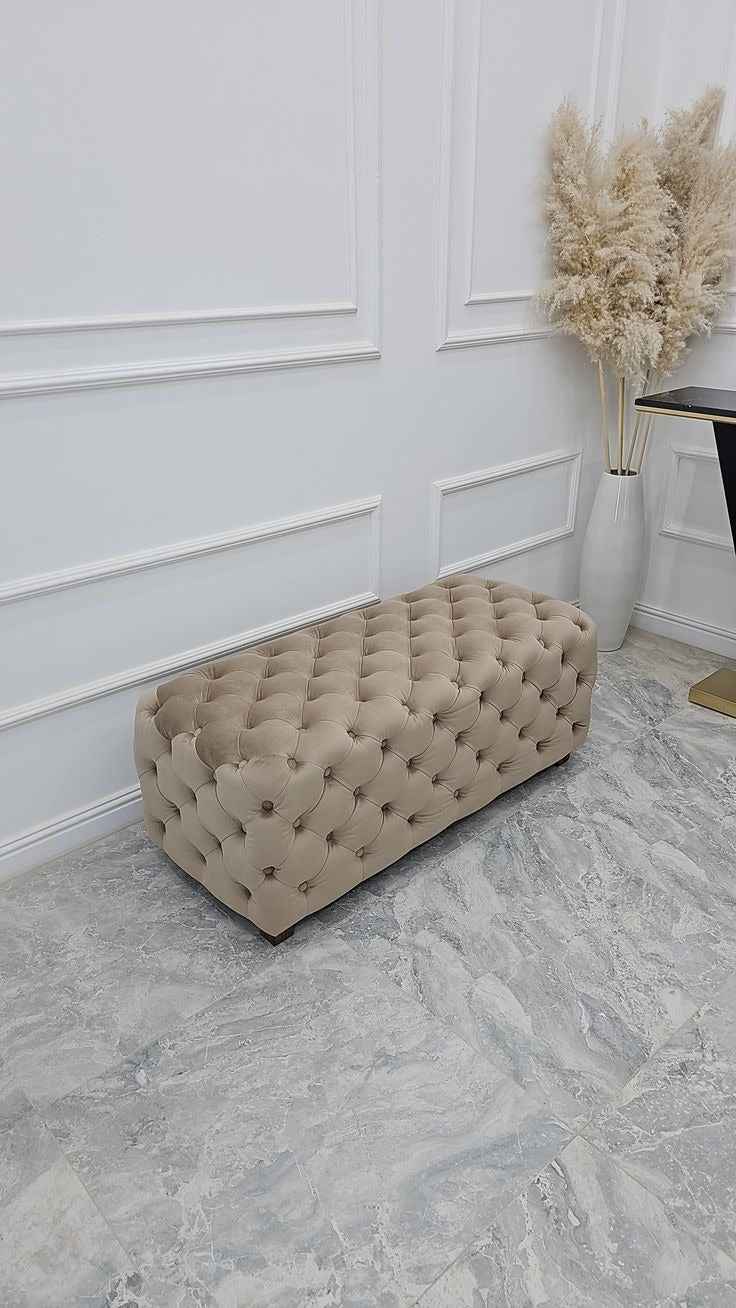 2 Seater Tufted Stool Article No6