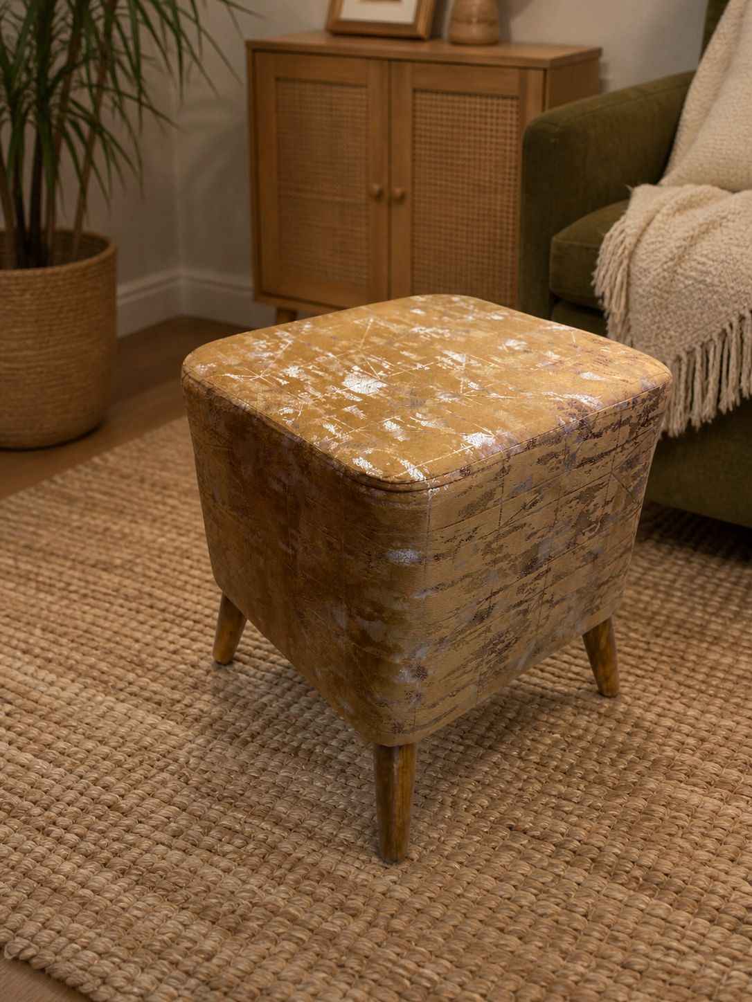Luxury Ottoman Stools Pair