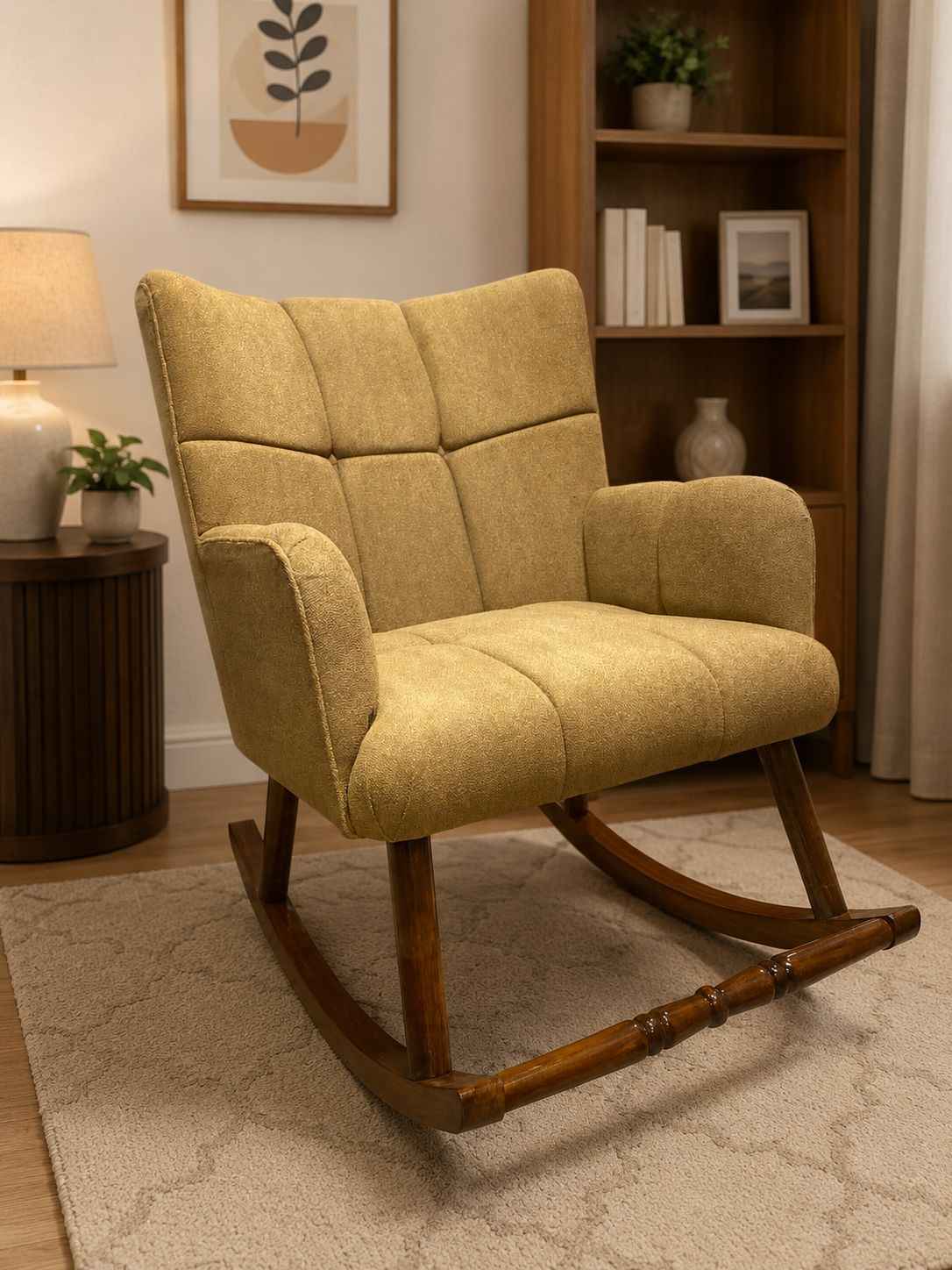 Modern Rocking Chair with Molty Foam Cushioning