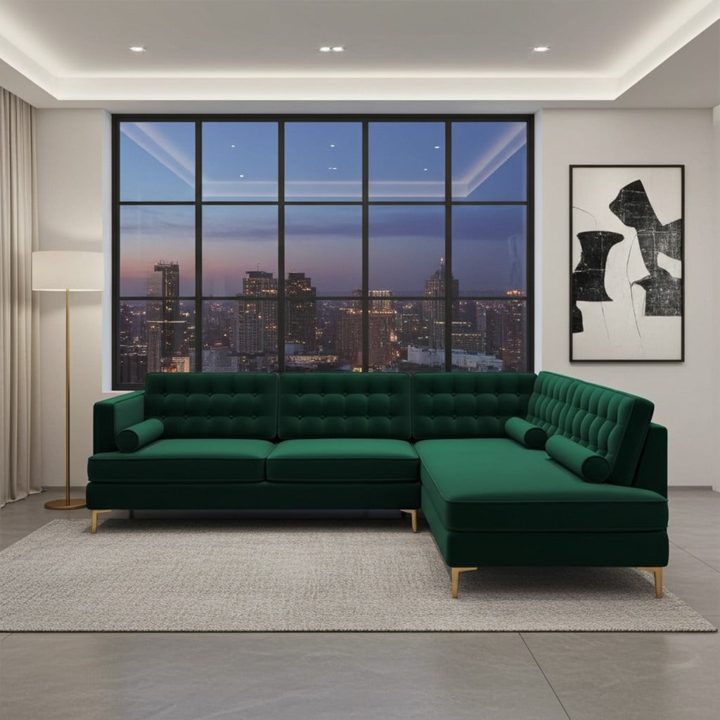 Luxury 7 Seater L Shape Sofa for Living Room
