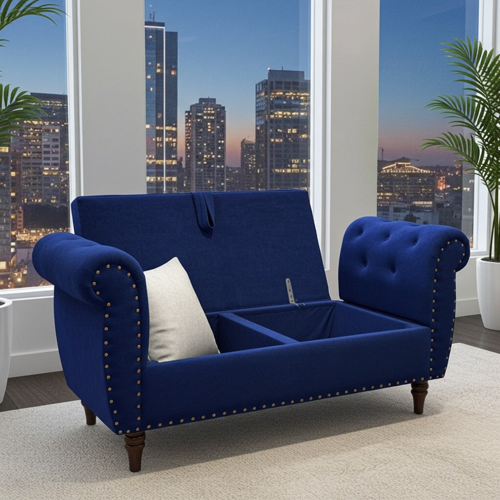 Settee Sofa with Storage for Living Room in Pakistan