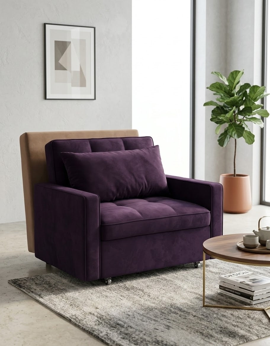 Comfortable Single Seater Sofa Bed for Modern Homes