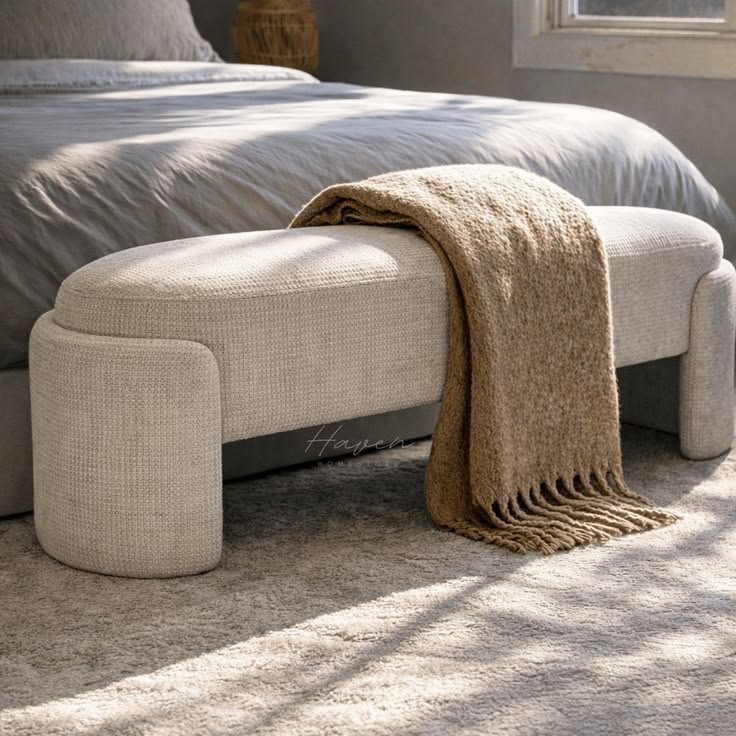 Luxury Two Seater Stool with Comfortable Cushioned Seating