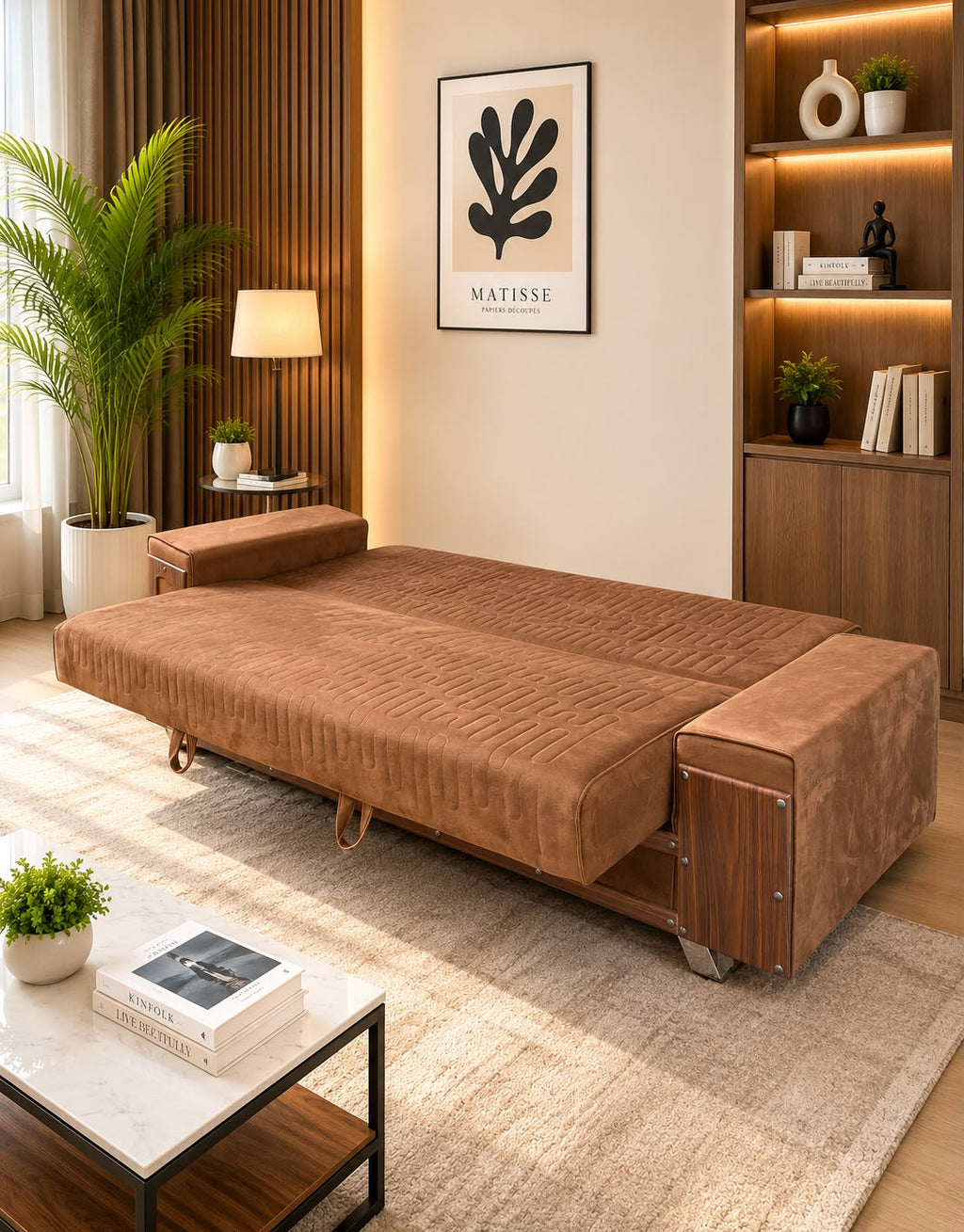 Modern Convertible Sofa Bed in Pakistan