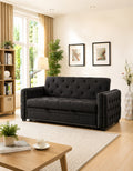 Modern Double Sofa Cum Bed with Solid Wood Frame