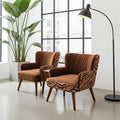 Coffee Table Set with Chairs Pair Article No6