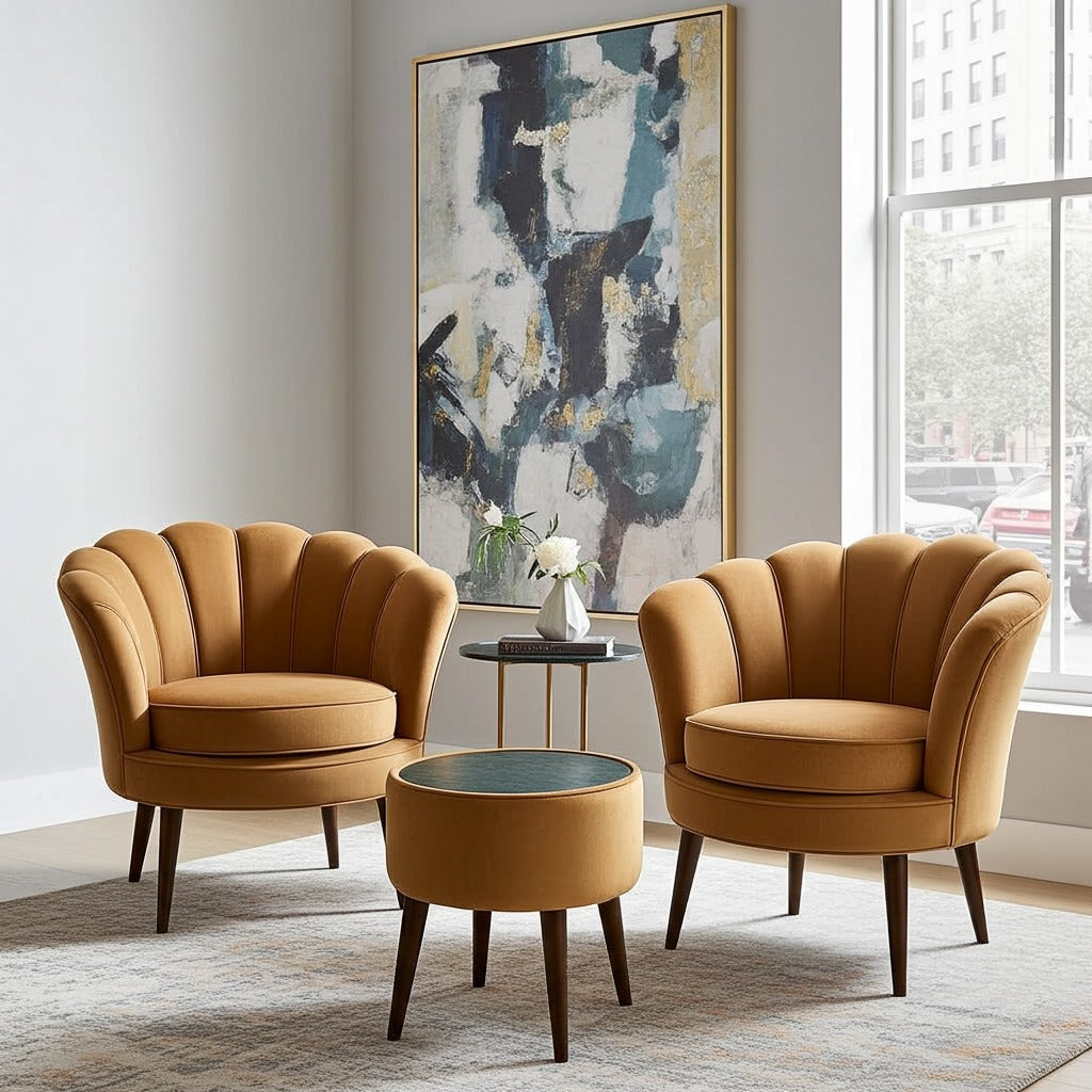 Accent Table with Chairs