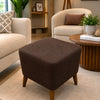 Modern Wooden Stools Pair for Living Room & Bedroom
