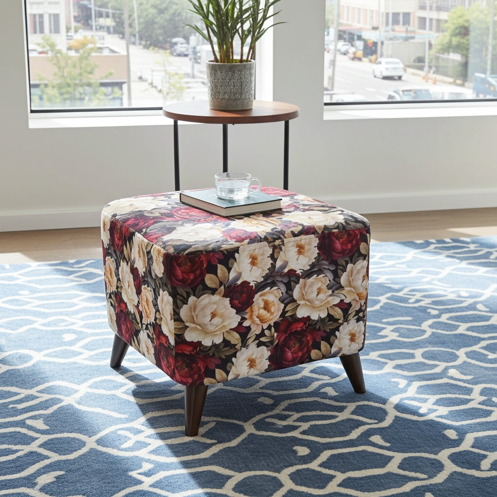 Living room Wooden Stools pair