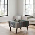 Outdoor rectangle stools pair