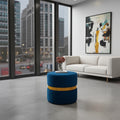 Industrial round stools pair