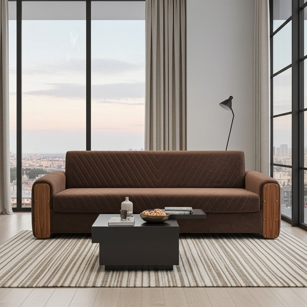 Al SiddiqnSons Convertible Sofa Article No3