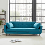 Sofa bed with reclining feature