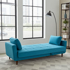 Sofa bed with reclining feature
