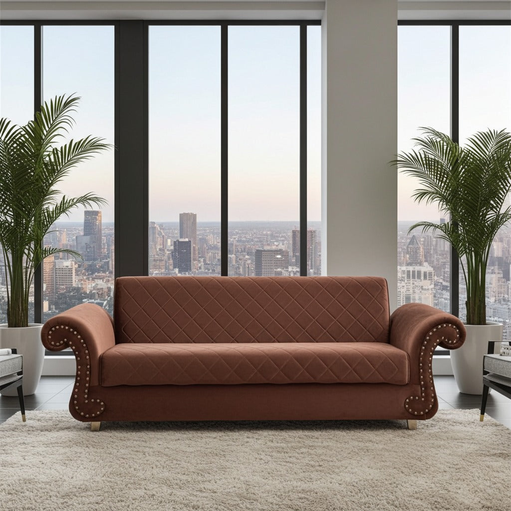 Decorative sofa cum bed