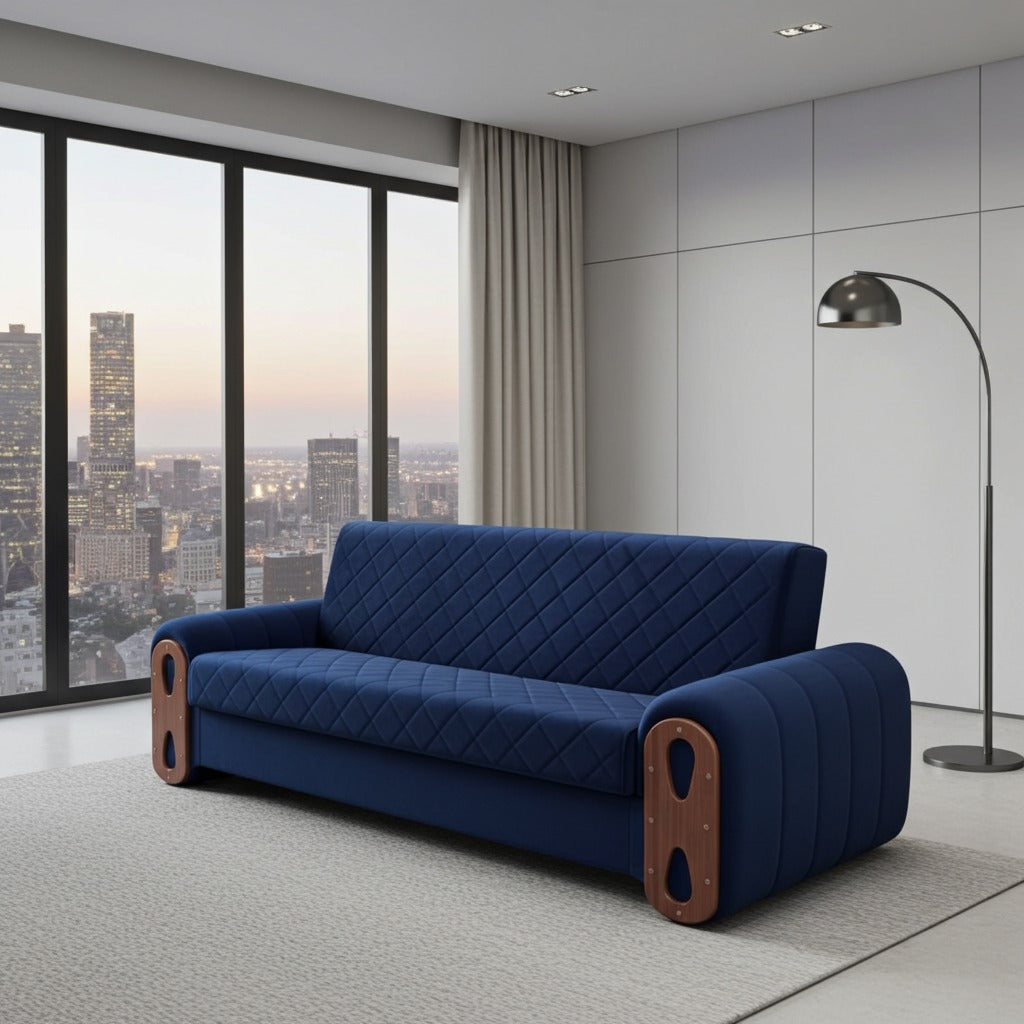 Easy-to-use sofa cum bed